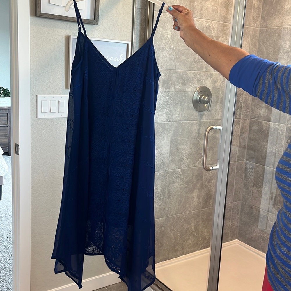 Blue dress
